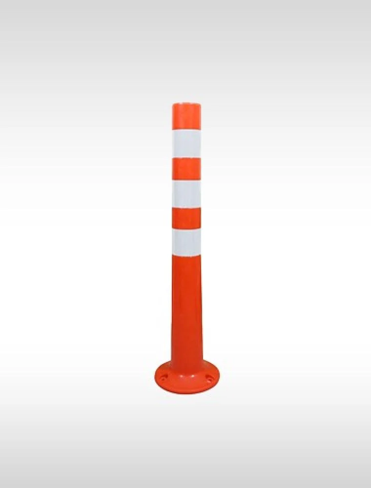 قمع تحذيري ثابت 72سم احمر قابل للطي  