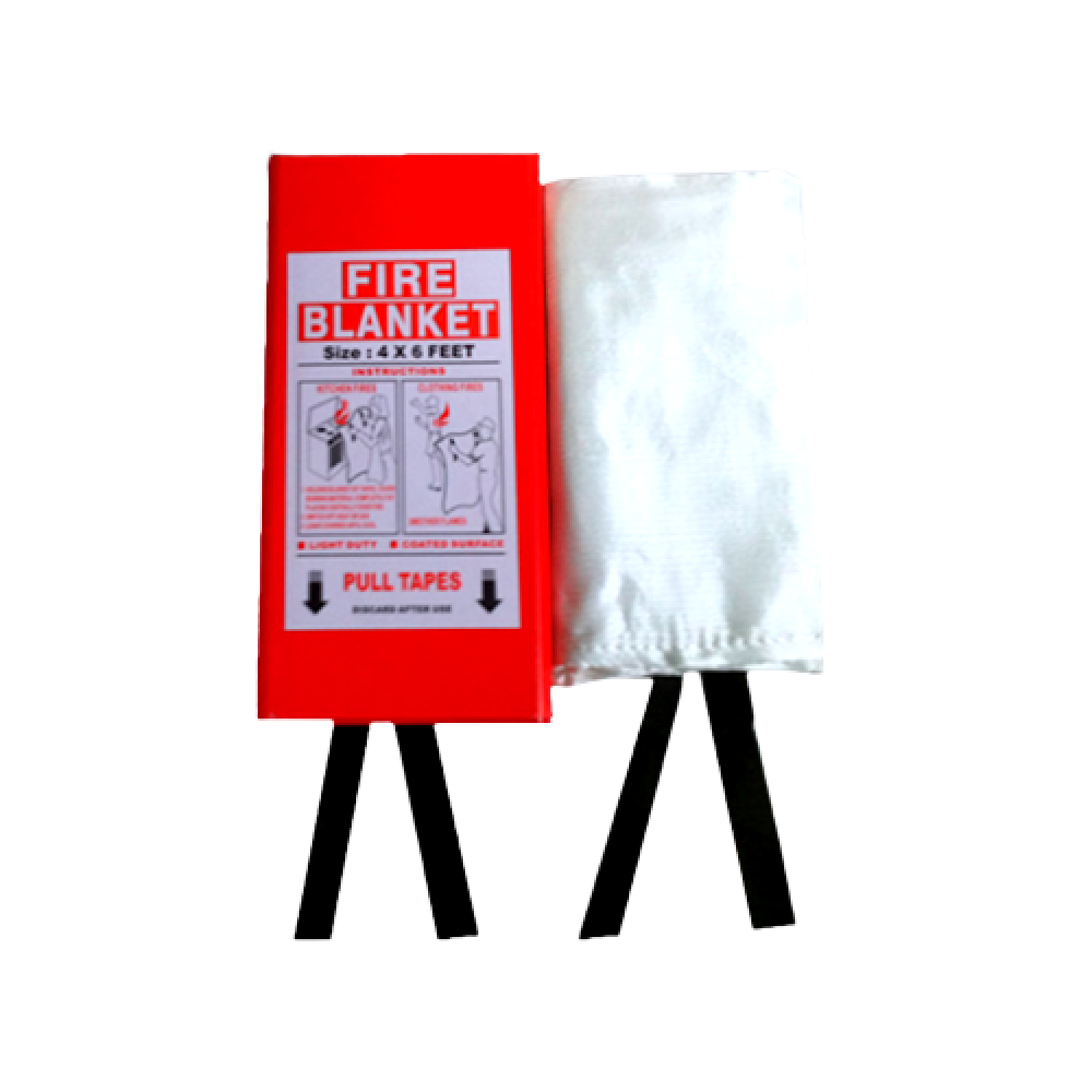 بطانية حريق غطاء بلاستيك 4*4 Fire blanket 4*4 plastic cover