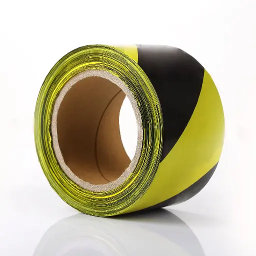 شريط تحذيري ( اصفر/اسود ) 3 بوصه Warning tape ( Yellow/Black ) 3 inches