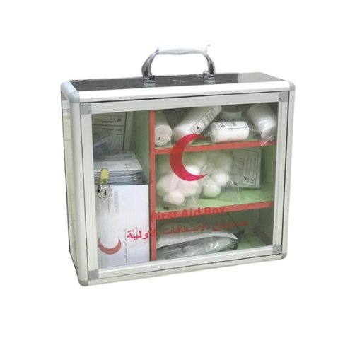 صندوق اسعافات المونيوم L