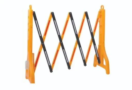 حاجز اصفر بلاستيك بدون اضاءة Yellow barrier without lighting